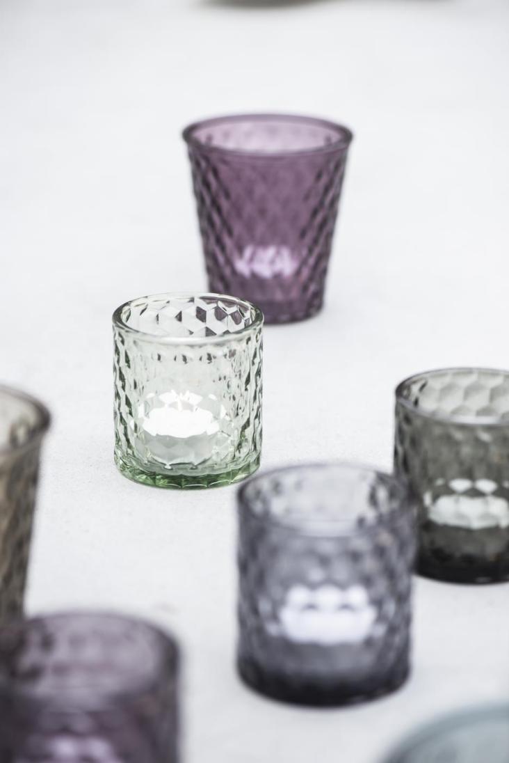 KERZENHALTER FÜR TEELICHT LAVENDEL - 0