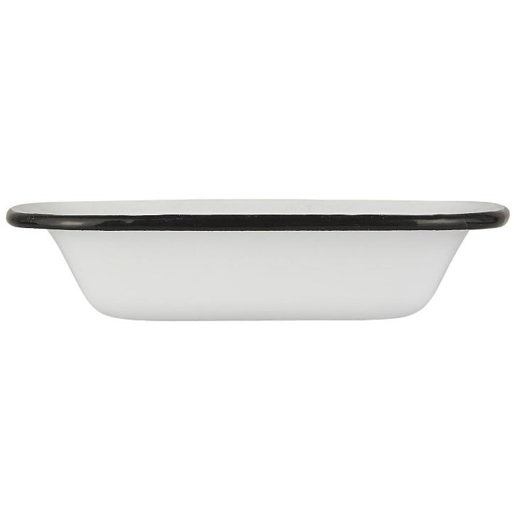 SEIFENSCHALE WEISS EMAILLE - 1