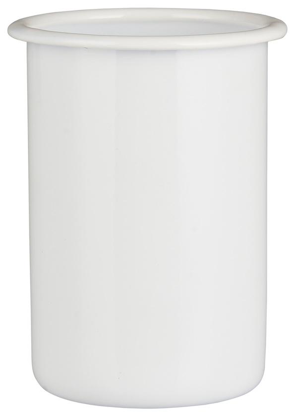 NEU: ZAHNBECHER WEISS EMAILLE