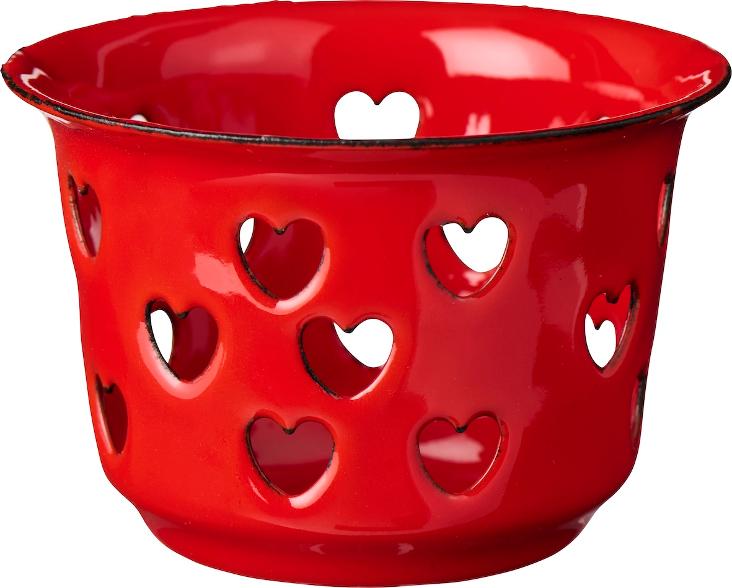 NEU: VORSCHAU / VORBESTELLEN: IM HERBST LIEFERBAR: KERZENHALTER FÜR TEELICHT MIT HERZEN EMAILLE