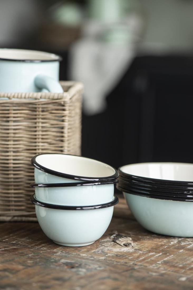 BOWL EMAILLE HELLBLAU - 3