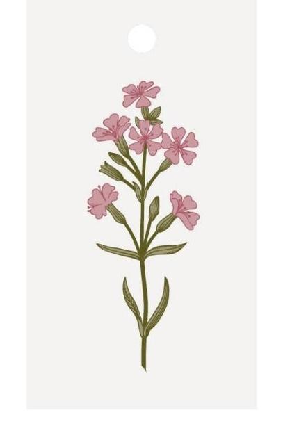 GESCHENKANHÄNGER BLUMENMOTIV