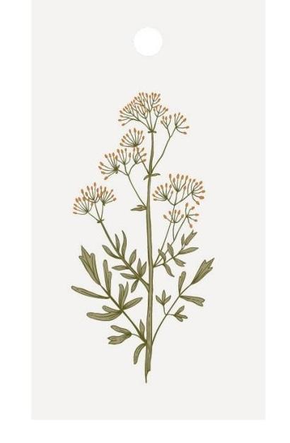 GESCHENKANHÄNGER BLUMENMOTIV