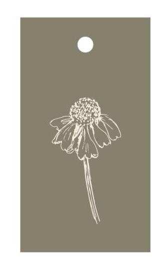 GESCHENKANHÄNGER BLUME