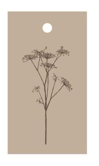 GESCHENKANHÄNGER BRAUNE DOLDENBLUME
