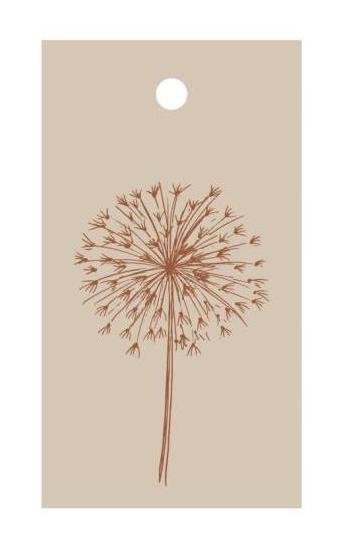 GESCHENKANHÄNGER PUSTEBLUME