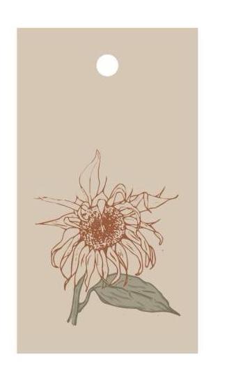 GESCHENKANHÄNGER SONNENBLUME