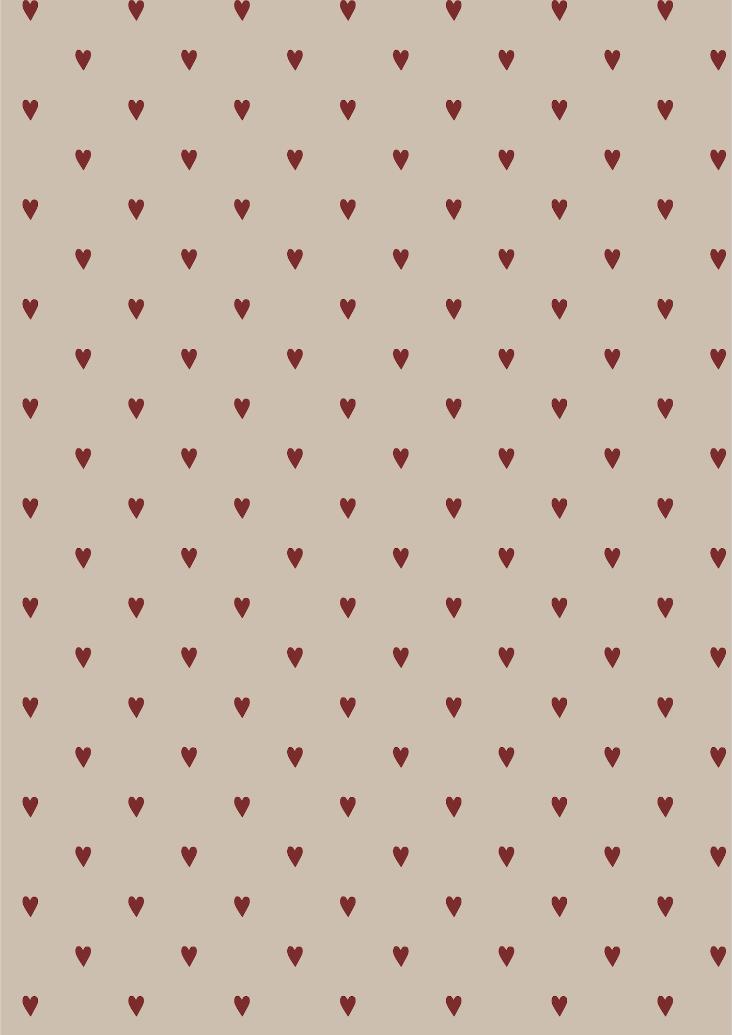 PAPIERROLLE ROTE HERZEN