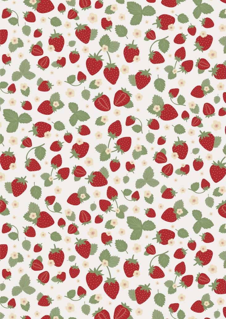 PAPIERROLLE ERDBEEREN
