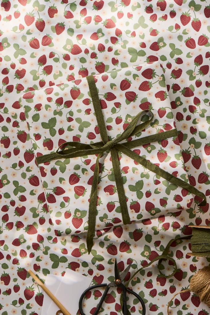 PAPIERROLLE ERDBEEREN - 0