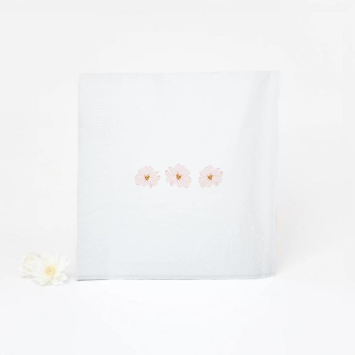 SERVIETTE 'FLOWERS' ♡ - 1