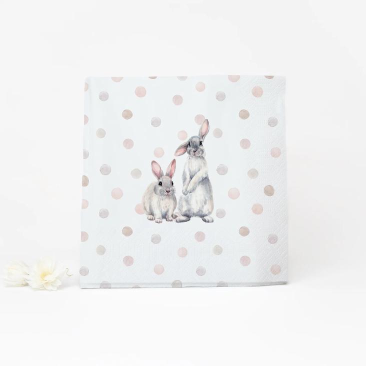 SERVIETTE `BUNNY` ♡