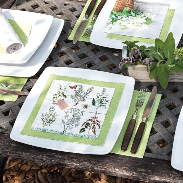 VORBESTELLEN: AB CA. MITTE JUNI LIEFERBAR: LUNCH SERVIETTE FLORAL STUDY - 1