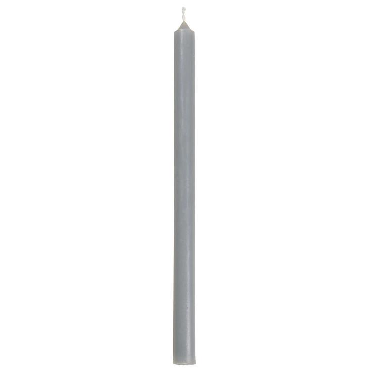 NEU: DÜNNE HOHE KERZE HELLBLAU 26/20