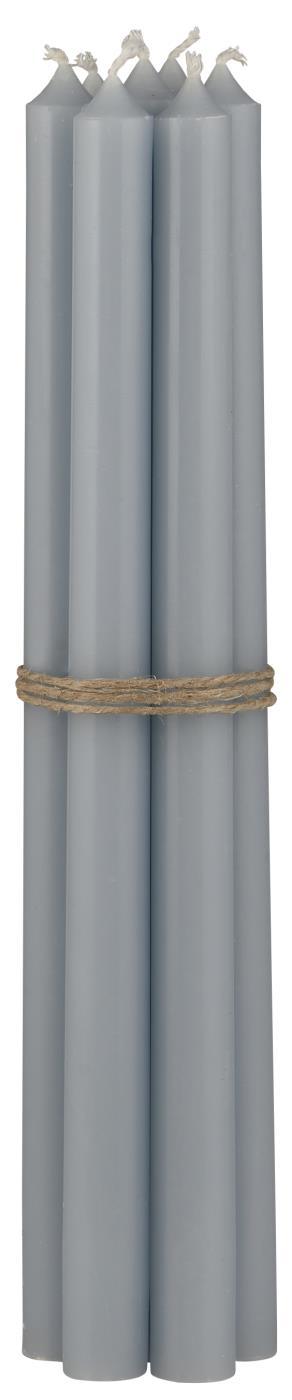 NEU: DÜNNE HOHE KERZE HELLBLAU 26/20 - 0