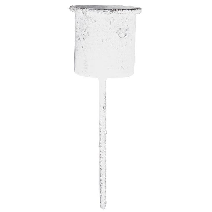 KERZENHALTER SPIESS WEISS