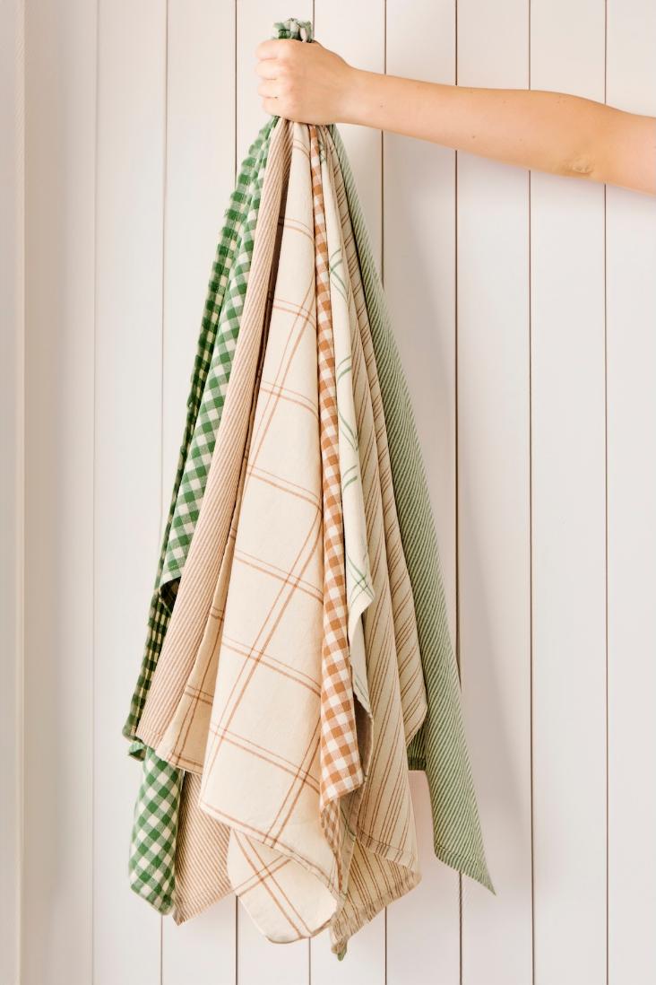 NEU: GESCHIRRTUCH ANDERS NATUR/GRÜN - 1