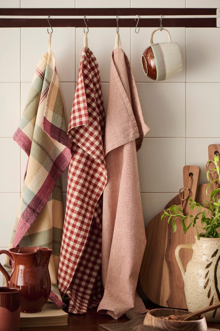 NEU: GESCHIRRTUCH MARTHA MIT KAROMUSTER - 0