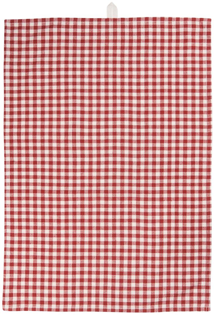 NEU: GESCHIRRTUCH MARTHA ROST/ROT MIT KAROMUSTER