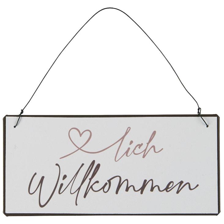 METALLSCHILD ♡LICH WILLKOMMEN