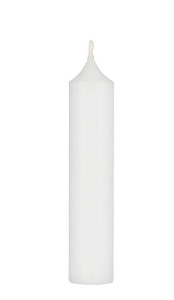 STABKERZE WEISS RUSTIKAL 12/11 - 1