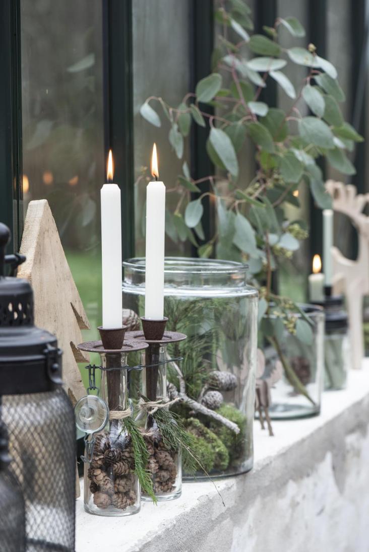 STABKERZE WEISS RUSTIKAL 12/29 SOLANGE VORRAT REICHT - 2