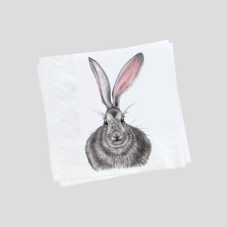 NEU: HENRIETTA DER HASE SERVIETTEN