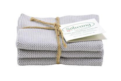 WISCHTÜCHER STAHLGRAU BIO