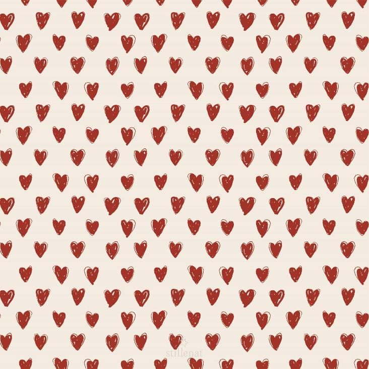 SERVIETTE ROTE HERZEN (PACK À 50 STK.)