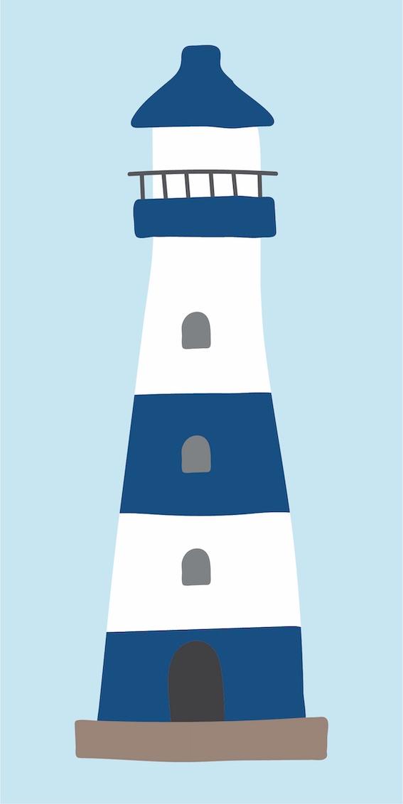 NEU: VORBESTELLEN: IM LAUFE DES JUNI LIEFERBAR: SERVIETTE LEUCHTTURM