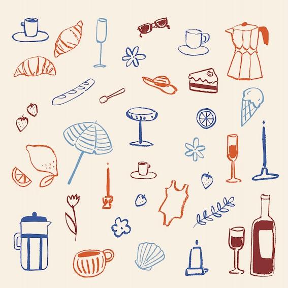 SERVIETTE LA DOLCE VITA