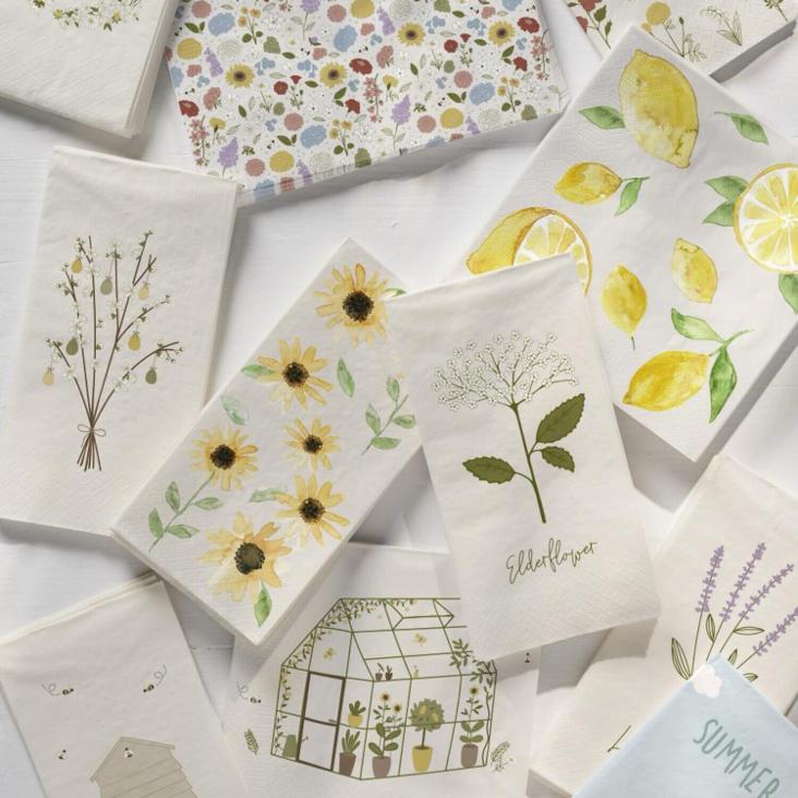 VORBESTELLEN: IM LAUFE DES JUNI WIEDER LIEFERBAR: SERVIETTE SONNENBLUMEN - 2