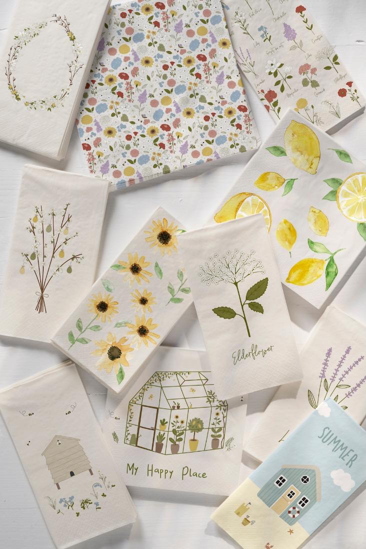 VORBESTELLEN: IM LAUFE DES JUNI WIEDER LIEFERBAR: SERVIETTE SONNENBLUMEN - 1