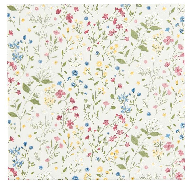 SERVIETTE BLÜTENFLOR (PACK À 50 STK.)