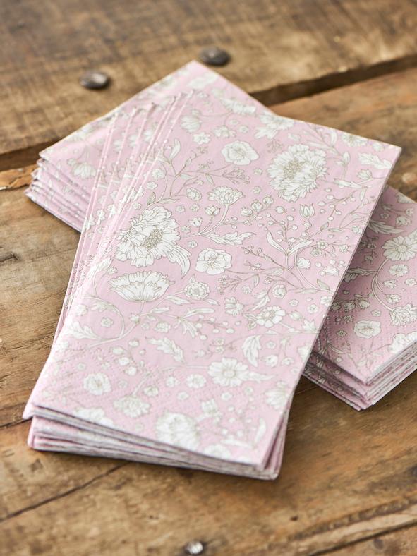 SERVIETTE MALVE SECRET GARDEN