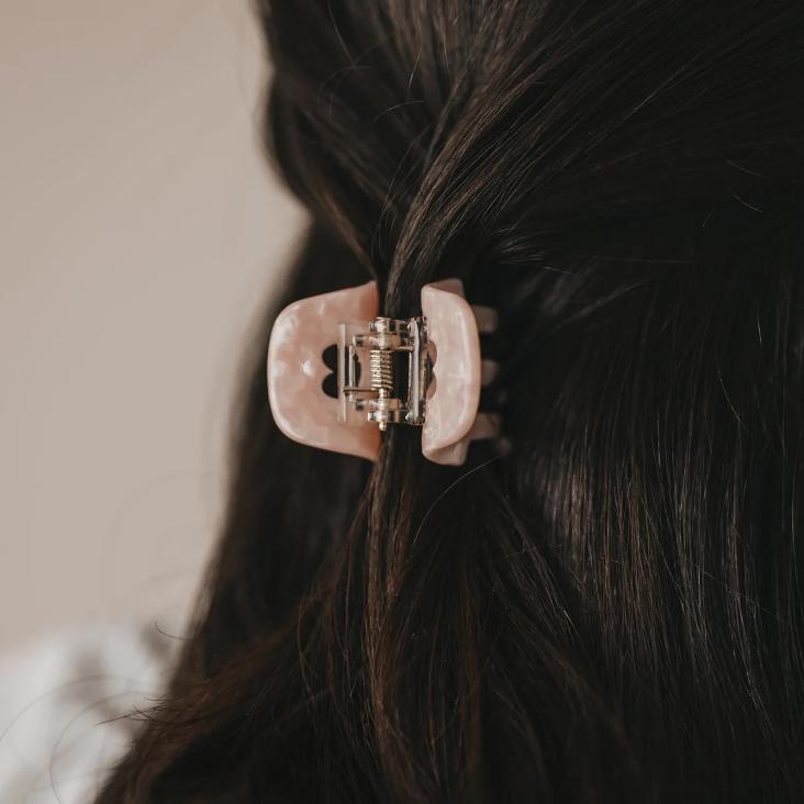 VORBESTELLEN: BALD LIEFERBAR: HAARSPANGE KLEIN HERZ BLUSH - 9