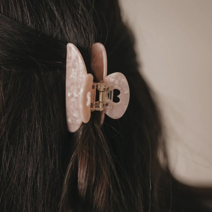 VORBESTELLEN: BALD LIEFERBAR: HAARSPANGE GROSS HERZ BLUSH
