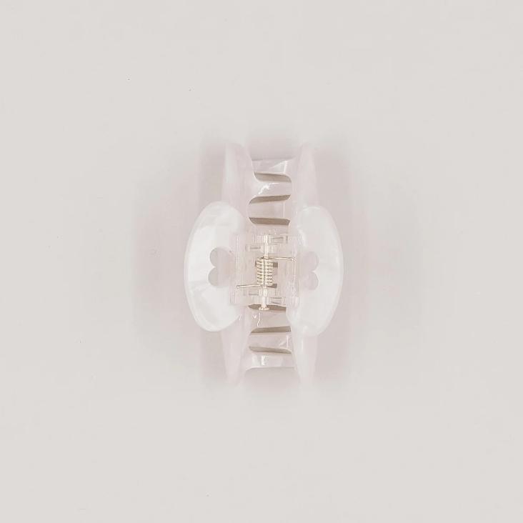 HAARSPANGE GROSS HERZ ♡ PEARL - 5