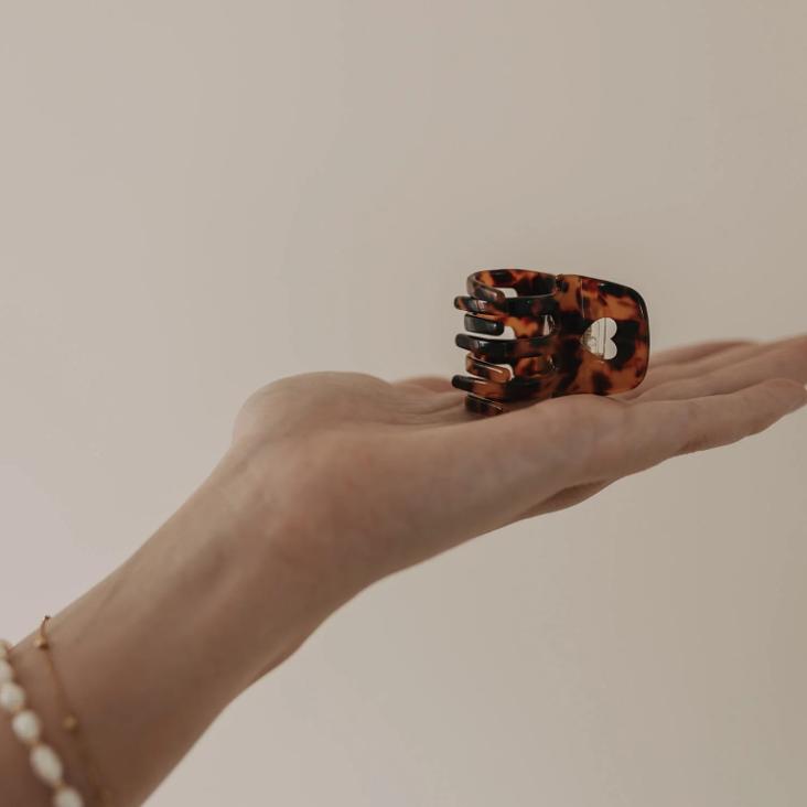 NEU: VORBESTELLEN BALD LIEFERBAR: HAARSPANGE KLEIN HERZ AMBER