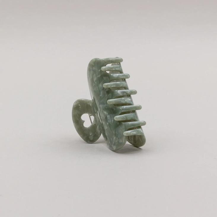 NEU: HAARSPANGE GROSS HERZ ♡ JADE - 4