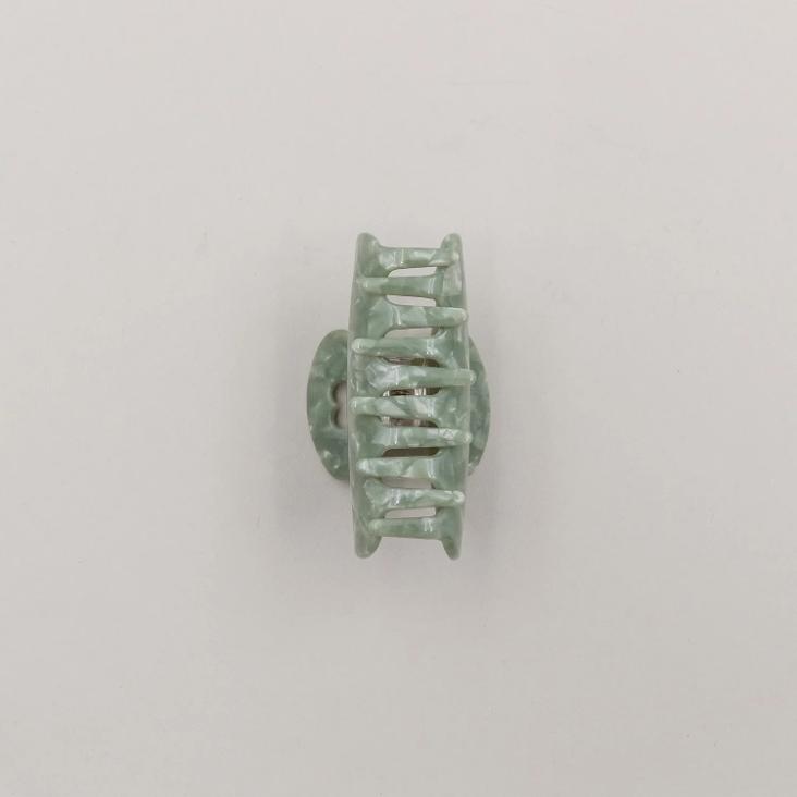 NEU: HAARSPANGE GROSS HERZ JADE - 5