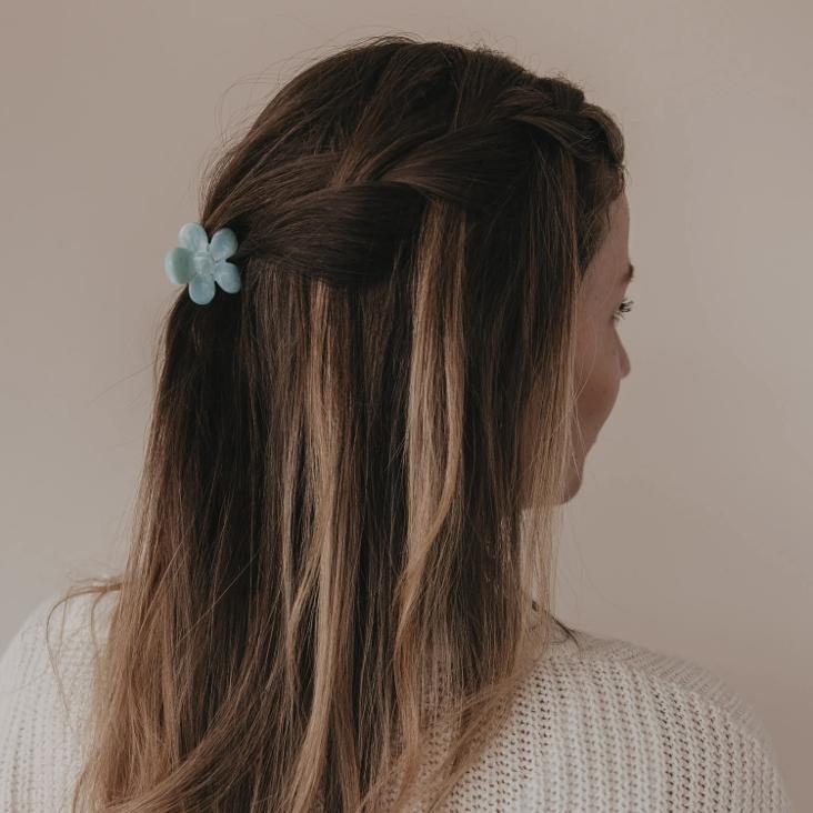 NEU: HAARSPANGE BLUME ♡ MINT - 6