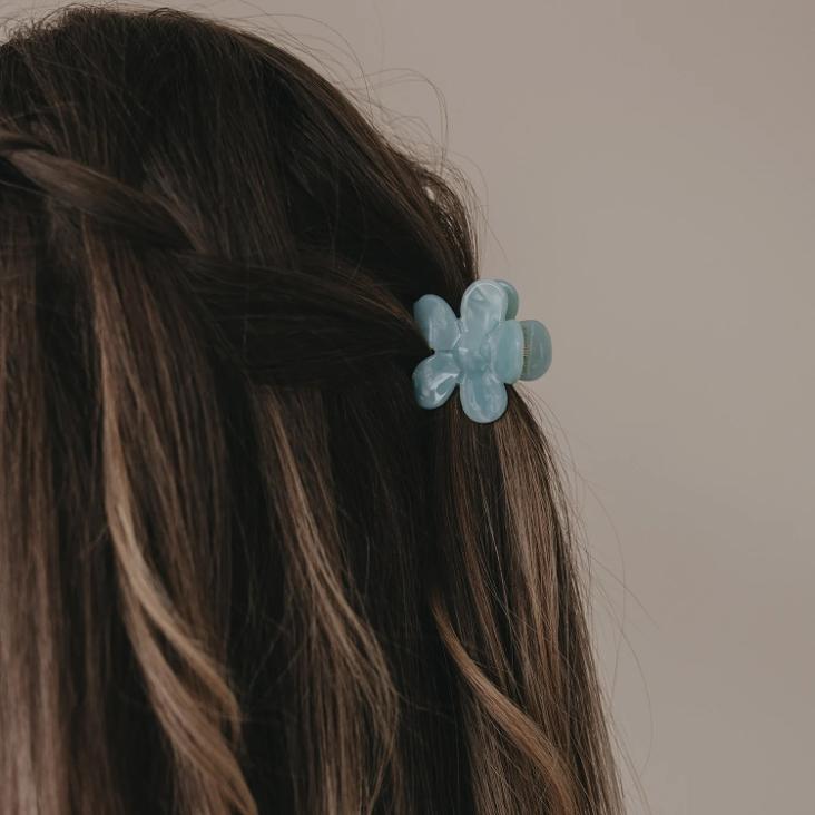 NEU: HAARSPANGE BLUME ♡ MINT - 5