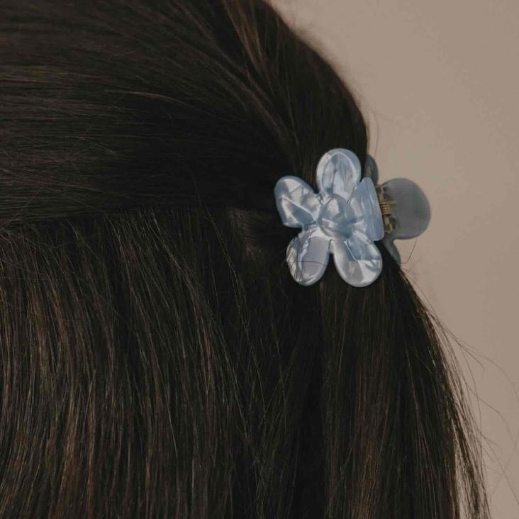 NEU: HAARSPANGE BLUME ♡ SKY - 5