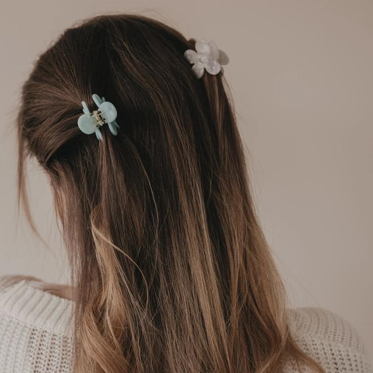 HAARSPANGE BLUME ♡ PEARL - 5