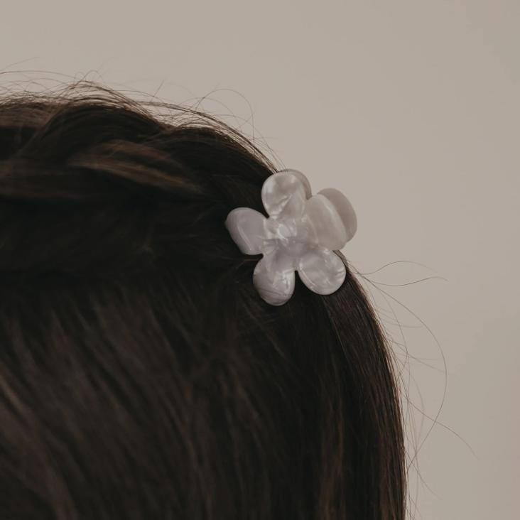 HAARSPANGE BLUME ♡ PEARL