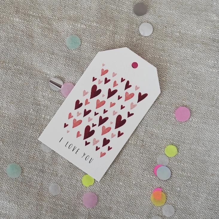 I LOVE YOU - GESCHENKANHÄNGER