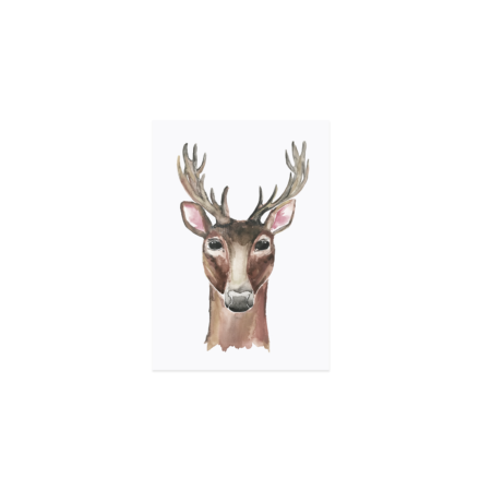 AQUARELL HIRSCH - 0