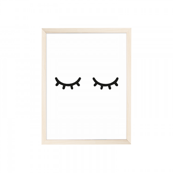 NUR NOCH SOLANGE VORRAT: ARTPRINT A3: MÜDE AUGEN