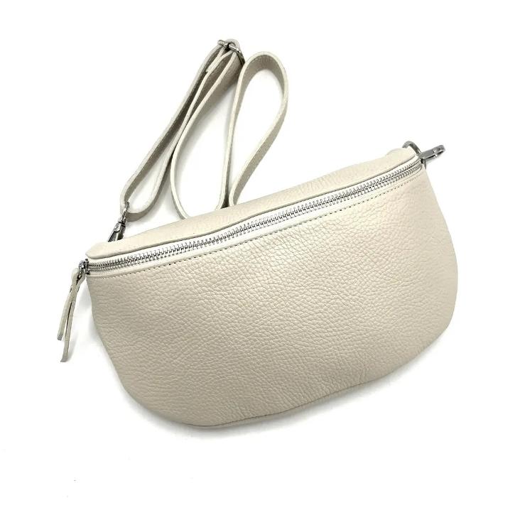 BAUCHTASCHE LEDER BEIGE